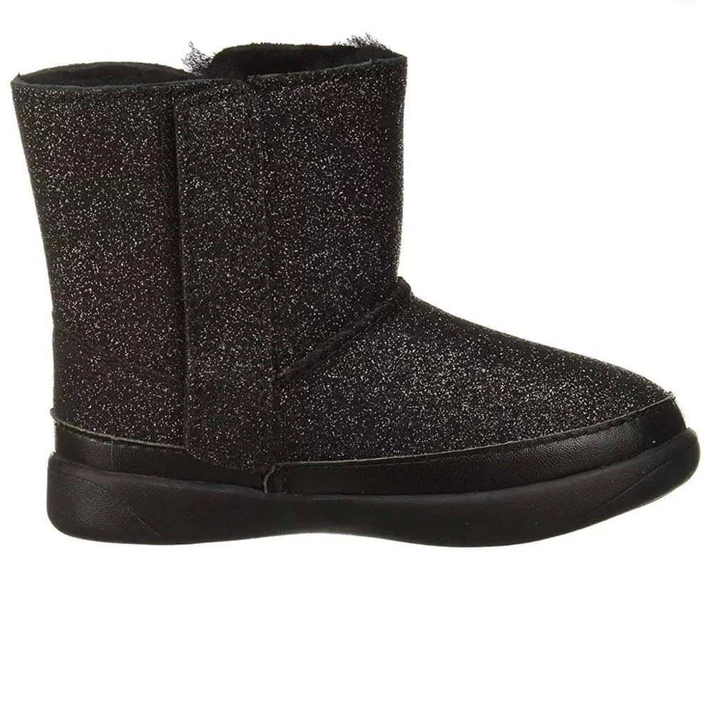 UGG Kids Keelan Glitter Black Bootie Infant Toddler Size 6 1104652T‎